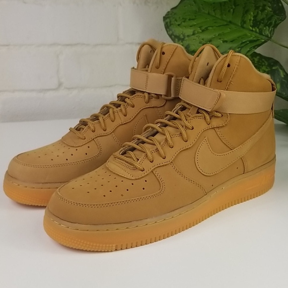 Nike Air Force 1 High 'Flax' 882096 200 Me… - Picture 4 of 12